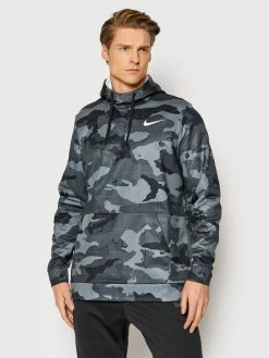 Nike Άνδρες Μπλούζες Τεχνικές Μπλούζα τεχνική Camo Training DD1757 Πράσινο Regular Fit