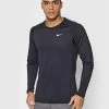 Nike Άνδρες Μπλουζάκια Τεχνικά Φανελάκι τεχνικό Pro Warm CU6740 Μαύρο Slim Fit