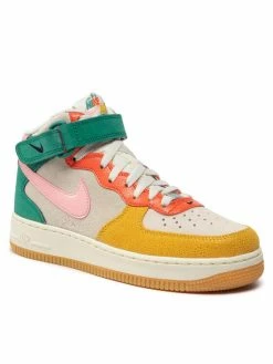 Nike Αθλητικά Παπούτσια Air Force 1 Mid Nh DR0158 100 Μπεζ