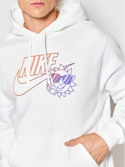 Nike Άνδρες Μπλούζες Χωρίς Φερμουάρ Μπλούζα Sportswear DN5200 Λευκό Regular Fit -Nike Εκπτώσεις unnamed file 3307
