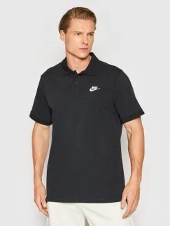 Nike Άνδρες Μπλούζες Polo Polo Sportswear CJ4456 Μαύρο Standard Fit