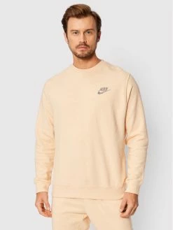 Nike Άνδρες Μπλούζες Χωρίς Φερμουάρ Μπλούζα Sportswear DM5630 Πορτοκαλί Regular Fit