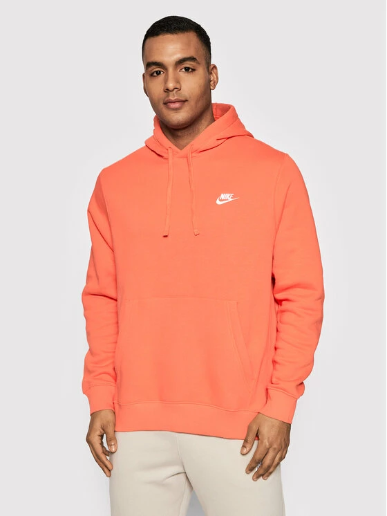 Nike Άνδρες Μπλούζες Χωρίς Φερμουάρ Μπλούζα Sportswear Club BV2654 Πορτοκαλί Standard Fit 1 Nike Άνδρες Μπλούζες Χωρίς Φερμουάρ Μπλούζα Sportswear Club BV2654 Πορτοκαλί Standard Fit