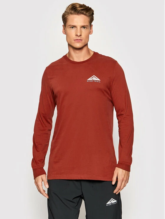 Nike Άνδρες Μακρυμάνικα Longsleeve Trail CZ9821 Μπορντό Standard Fit 1 Nike Άνδρες Μακρυμάνικα Longsleeve Trail CZ9821 Μπορντό Standard Fit