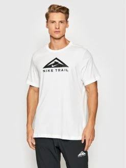 Nike Άνδρες T-shirts T-Shirt Trail CZ9802 Λευκό Standard Fit