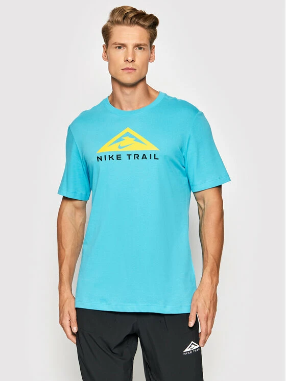Nike Άνδρες T-shirts T-Shirt Trail CZ9802 Μπλε Standard Fit 1 Nike Άνδρες T-shirts T-Shirt Trail CZ9802 Μπλε Standard Fit
