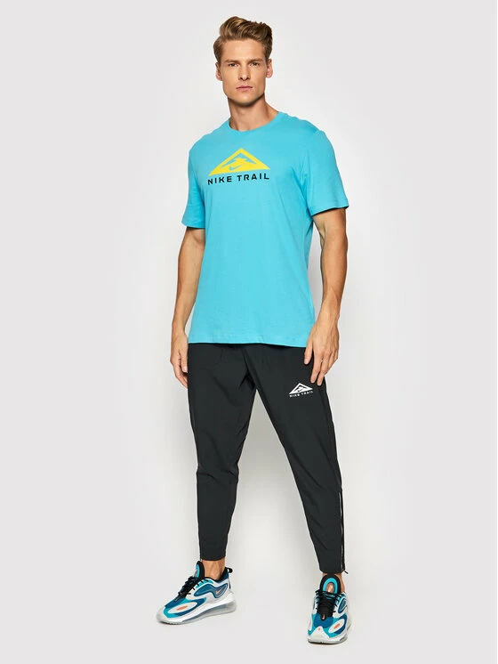 Nike Άνδρες T-shirts T-Shirt Trail CZ9802 Μπλε Standard Fit 2 Nike Άνδρες T-shirts T-Shirt Trail CZ9802 Μπλε Standard Fit - Image 2