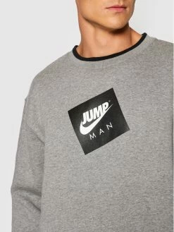 Nike Άνδρες Μπλούζες Χωρίς Φερμουάρ Μπλούζα Jordan Jumpman Classics CV2370 Γκρι Standard Fit -Nike Εκπτώσεις unnamed file 428