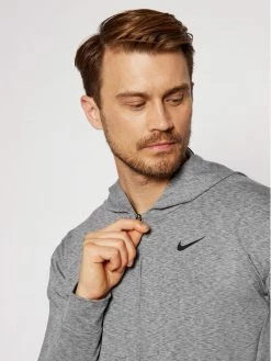 Nike Άνδρες Μπλούζες Τεχνικές Μπλούζα τεχνική Dri-Fit BQ2864 Γκρι Regular Fit -Nike Εκπτώσεις unnamed file 494