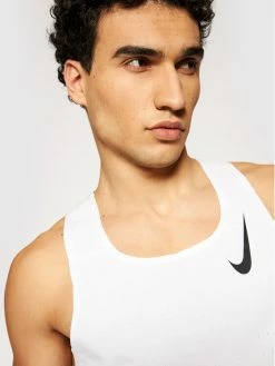 Nike Άνδρες Μπλουζάκια Τεχνικά Φανελάκι τεχνικό Aeroswift Singlet CJ7835 Λευκό Slim Fit -Nike Εκπτώσεις unnamed file 499