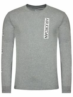 Nike Άνδρες Μακρυμάνικα Longsleeve Air Jordan CN3504 Γκρι Standard Fit -Nike Εκπτώσεις unnamed file 541