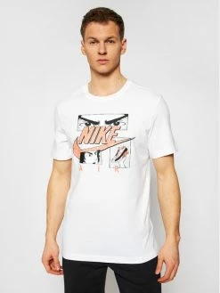 Nike Άνδρες T-shirts T-Shirt Sportswear DB6151 Λευκό Standard Fit