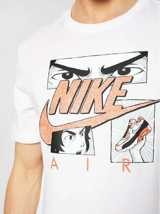 Nike Άνδρες T-shirts T-Shirt Sportswear DB6151 Λευκό Standard Fit 4 Nike Άνδρες T-shirts T-Shirt Sportswear DB6151 Λευκό Standard Fit - Image 4