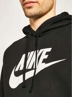 Nike Άνδρες Μπλούζες Χωρίς Φερμουάρ Μπλούζα Sportswear Club BV2973 Μαύρο Standard Fit -Nike Εκπτώσεις unnamed file 585