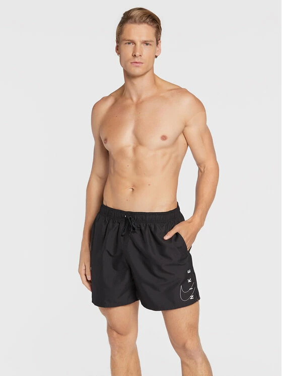 Nike Άνδρες Boardshorts Σορτς κολύμβησης Quick Dry NESSC601 Μαύρο Regular Fit 2 Nike Άνδρες Boardshorts Σορτς κολύμβησης Quick Dry NESSC601 Μαύρο Regular Fit - Image 2
