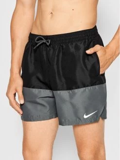 Nike Άνδρες Boardshorts Σορτς κολύμβησης Split Panel NESSB451 Μαύρο Regular Fit