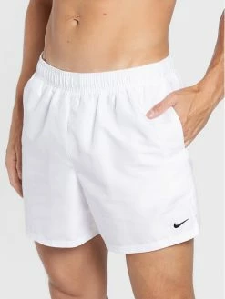 Nike Άνδρες Boardshorts Σορτς κολύμβησης Volley NESSA560 Λευκό Regular Fit
