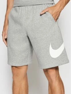 Nike Άνδρες Αθλητικά Σορτς Αθλητικό σορτς Club Short Bb BV2721 Γκρι Standard Fit