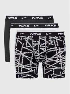 Nike Άνδρες Μπόξερ Σετ μποξεράκια 3 τμχ Boxer Brief 000PKE1007 Έγχρωμο