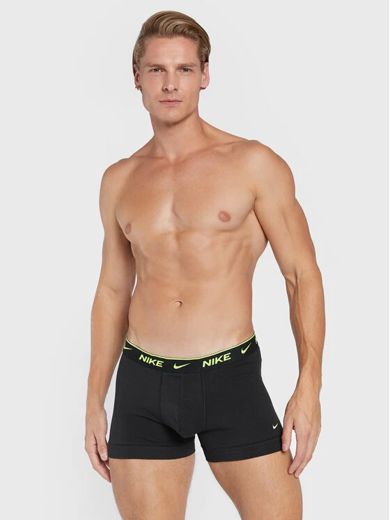 Nike Άνδρες Μπόξερ Σετ μποξεράκια 3 τμχ Everyday 0000KE1008 Μαύρο 3 Nike Άνδρες Μπόξερ Σετ μποξεράκια 3 τμχ Everyday 0000KE1008 Μαύρο - Image 3